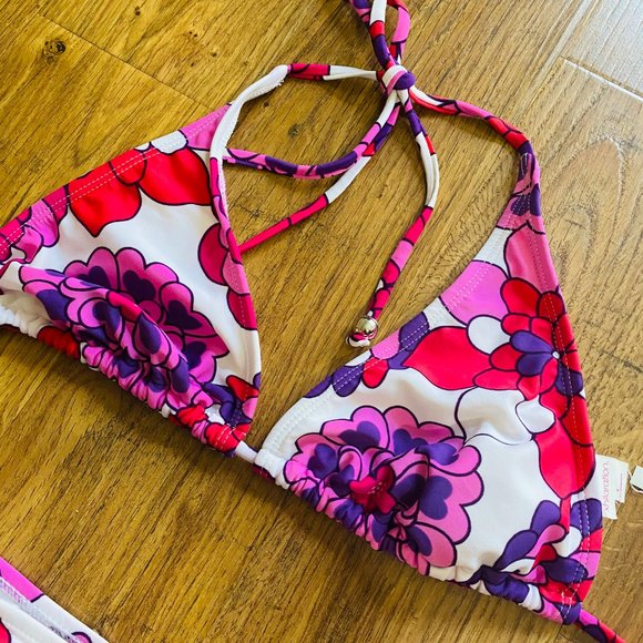 XHILARATION BIKINI S Triangle no padded Floral - Picture 4 of 9